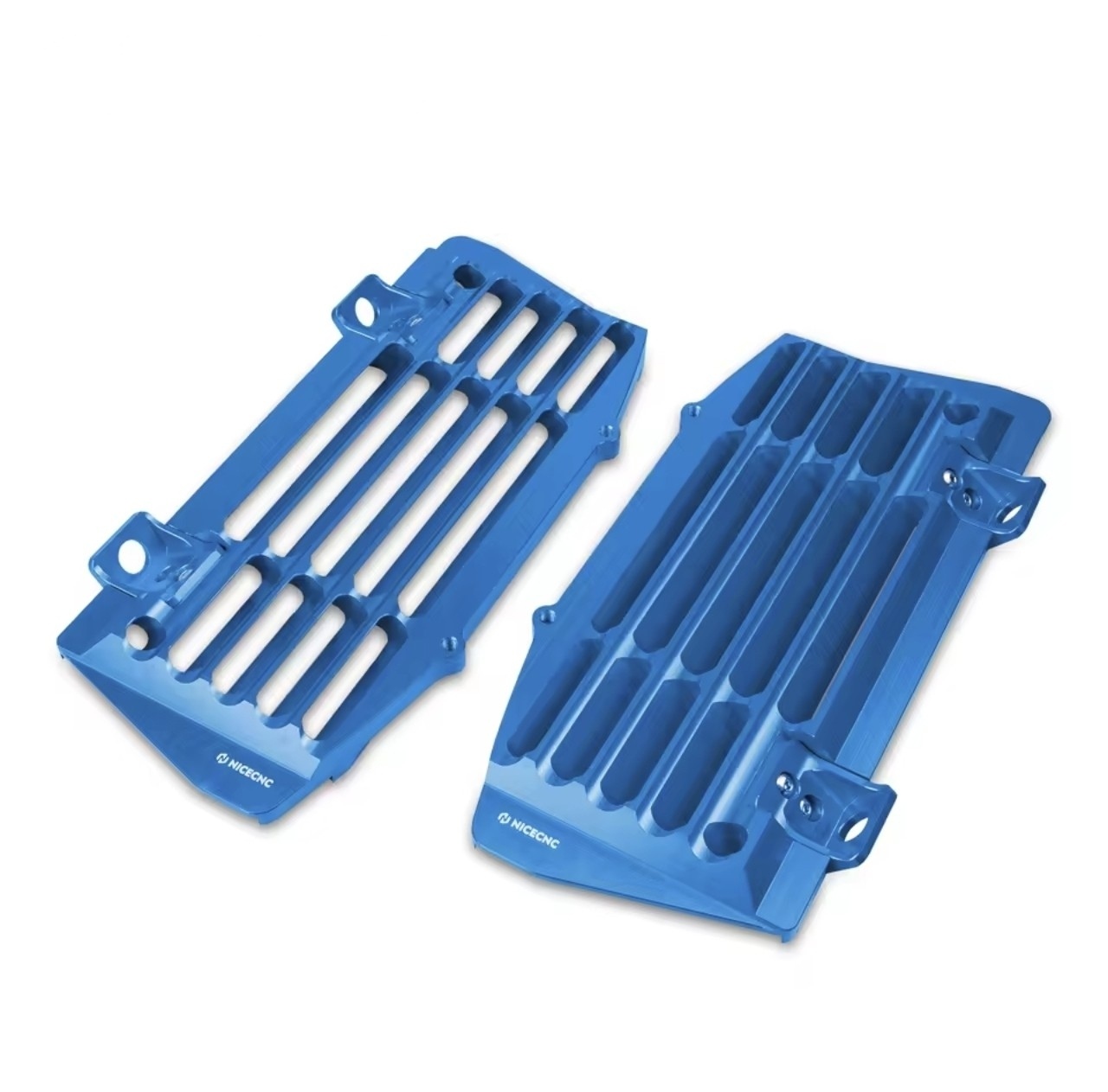 Фрезовани гардове за радиатори EXC/EXC-F 17-27, SX/SX-F 16-27; Husqvarna FE/TE 17-26, FC/TC 16-26; Gas Gas 21-26 черен NICECNC СИН