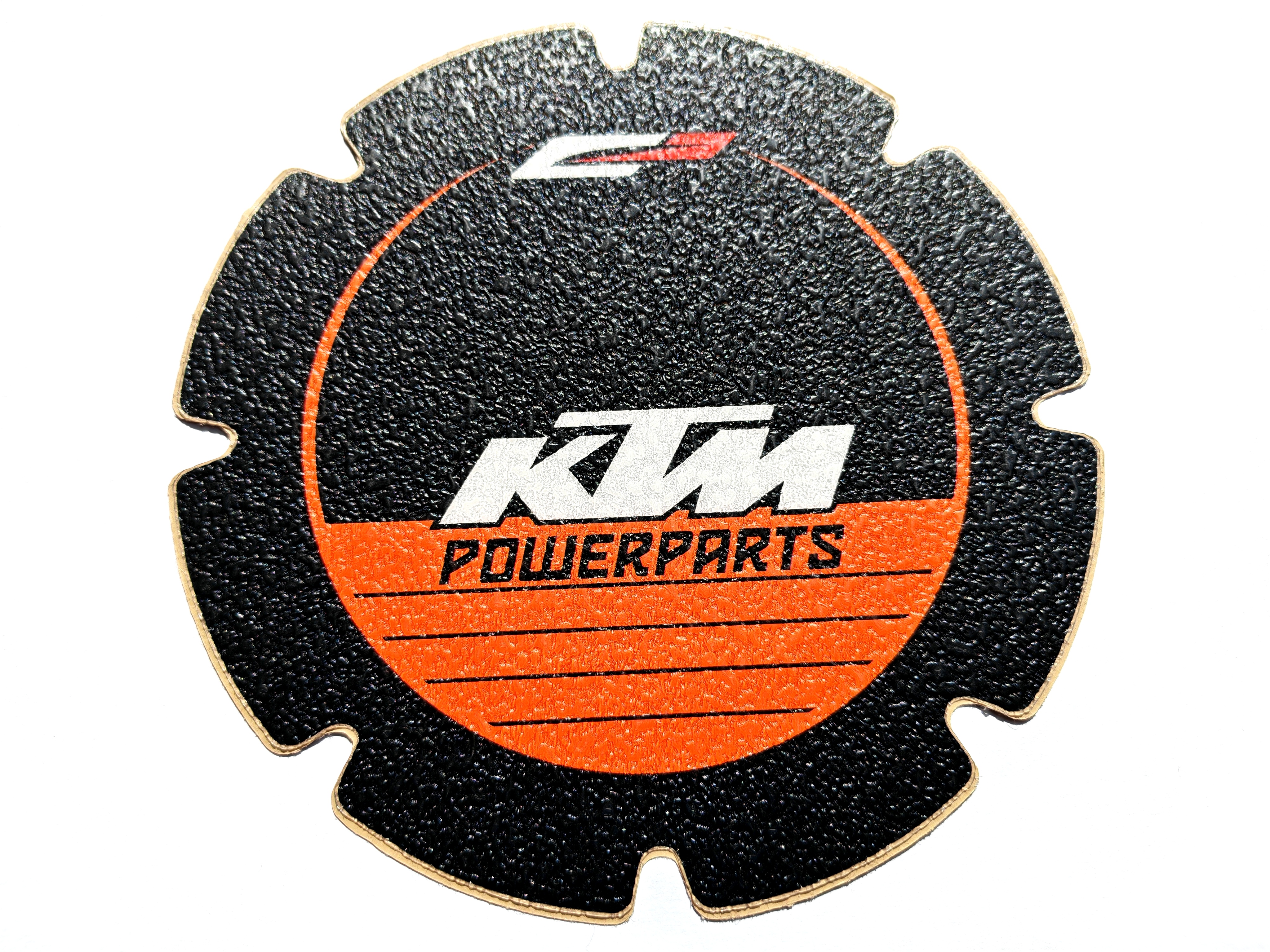 Универсален протектор за капак съединител KTM черен-релеф