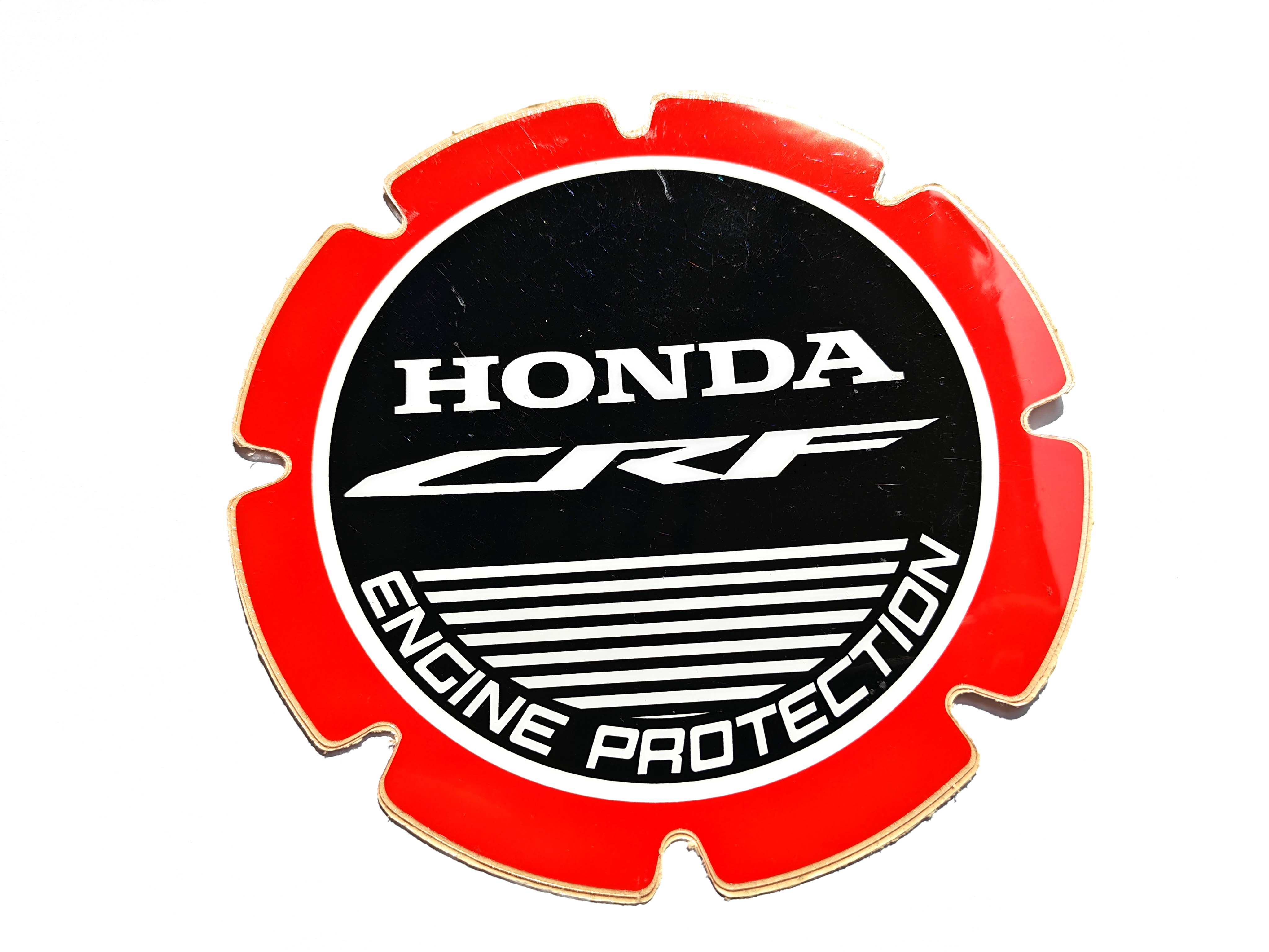 Универсален протектор за капак съединител HONDA CRF черен-червен гланц