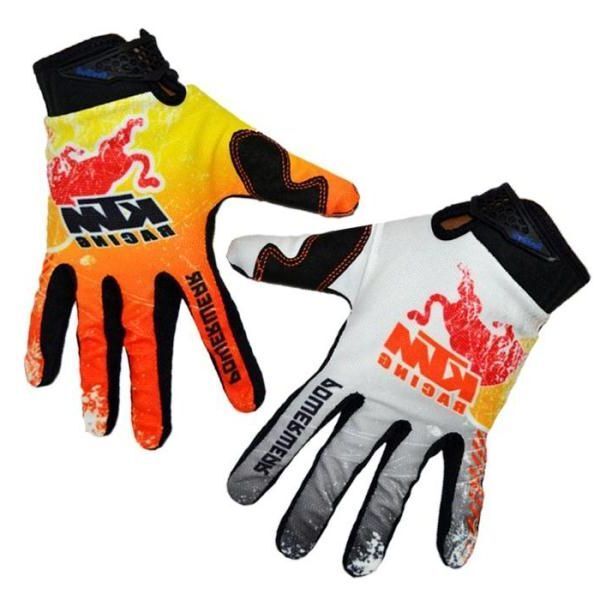 Ръкавици KTM RED BULL оранжев-бял